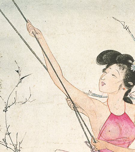 通州-胡也佛的仕女画和最知名的金瓶梅秘戏图